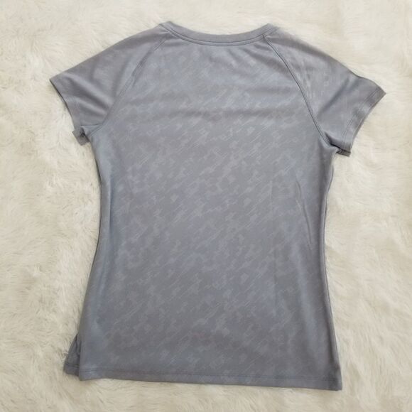 Champion short sleeve gray v-neck polyester tshirt - Picture 3 of 4